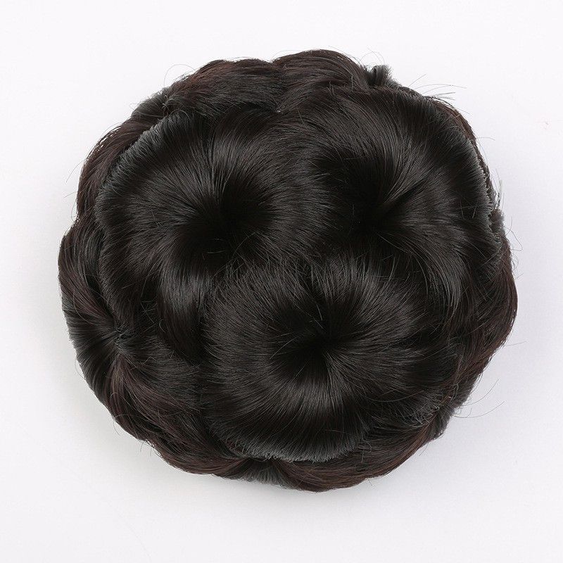 VIVIAN Curly Chignon Brown Extension For Women And Girls Hair Extension