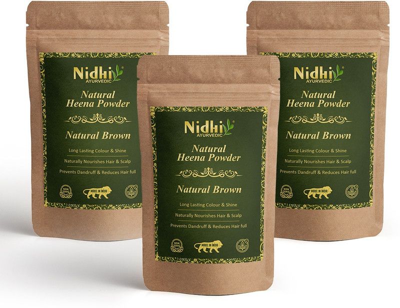 NIDHI AYURVEDIC NIDHI NATURAL HENNA MEHDI POWDER 300GM  (300 g)
