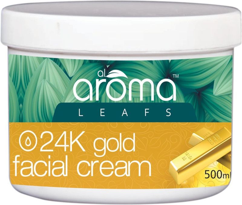 AlAroma Leafs 24K Gold Facial Cream  (500 ml)