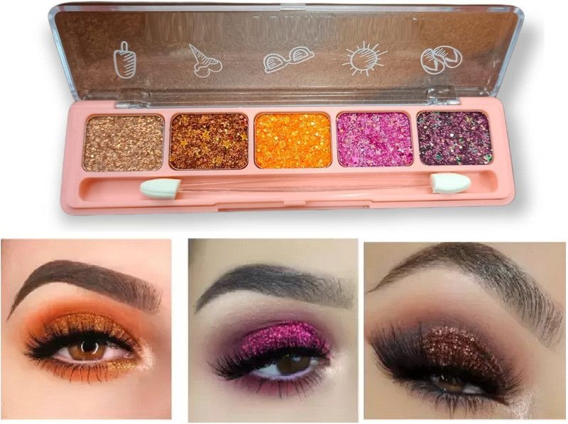 Latixmat GLITTER SHIMERRY SHINE WATER PROOF & LONG LASTING EYE SHADOW PALETTE 10.8 g  (MULTI COLOR)
