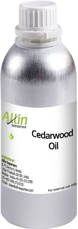 Allin Exporters 250-2051,Cedarwood Oil - 100% Pure , Natural & Undiluted  (250 ml)