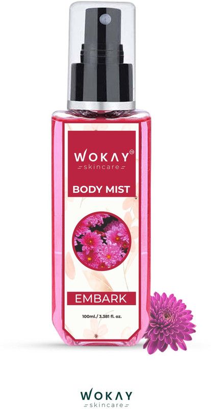 wokay Embark Long Lasting Body Aroma, Flower Infused, Non-toxic, Durable, Paraben Free Body Mist - For Men & Women  (100 ml)