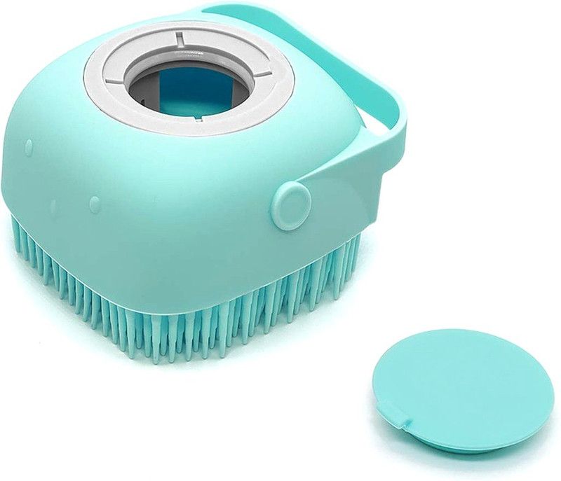 AddIntoCart Body Bath Brush, Silicone Soft Cleaning Bath Body Brush with Shampoo Dispenser - Skin Massage Brush Bath Bathroom Accessories (MULTICOLOR-1 PCS) (1)