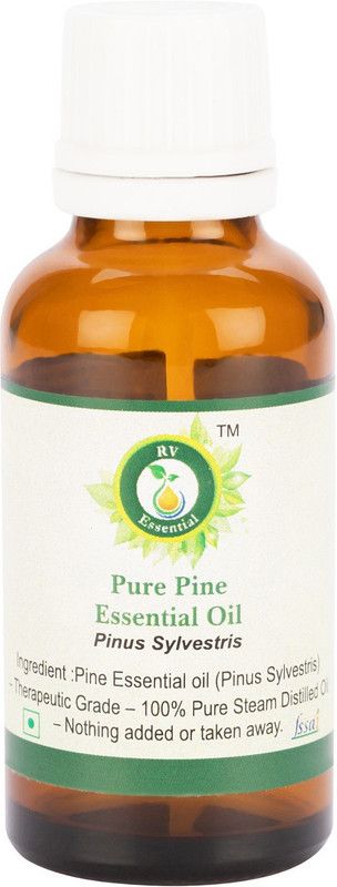 R V Essential Pure Pine Essential Oil 50ml- Pinus Sylvestris (100% Pure and Natural Steam Distilled)  (50 ml)