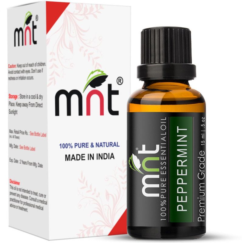mnt Peppermint Essential Oil (15ML) 100% Pure Natural & Therapeutic Grade For Aromatherapy, Skin, Acne & Hair Growth  (15 ml)