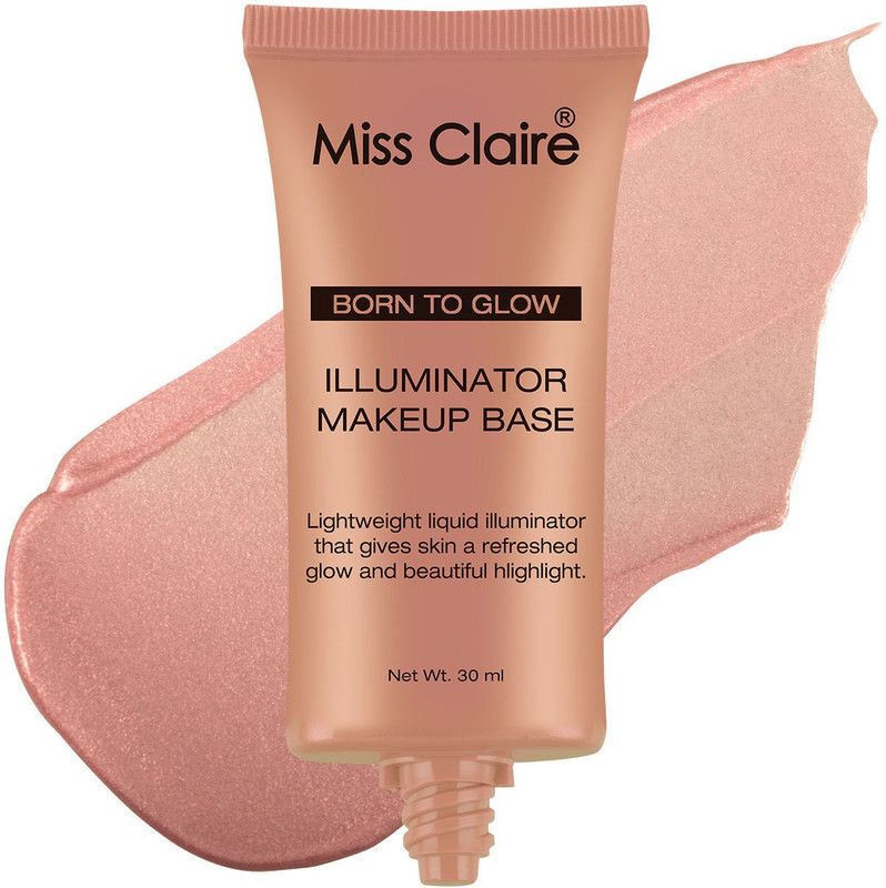 Miss Claire Illuminator Makeup Base - 02 Gleam Highlighter  (skin Beige)