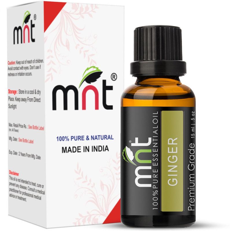 mnt Ginger Essential Oil (15ML) 100% Pure Natural Therapeutic Grade for Skin & Hair care  (15 ml)