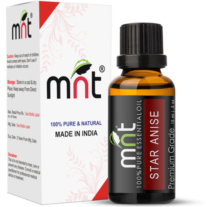 mnt Star Anise Essential Oil (15ML) 100% Pure Natural & Therapeutic Grade For Aromatherapy, Skin, Acne & Hair Growth  (15 ml)