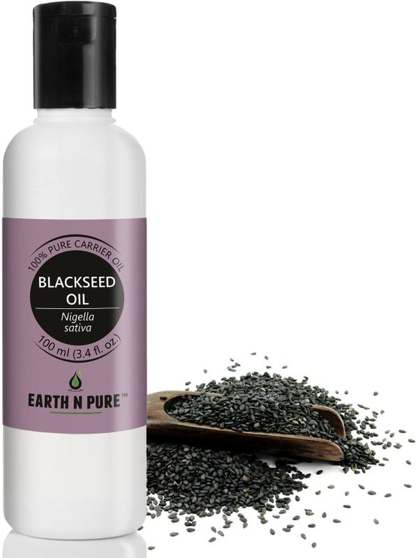 Earth N Pure Blackseed Oil 100% Pure, Natural and Cold Pressed - 100 ml (3.4 fl. oz.)  (100 ml)