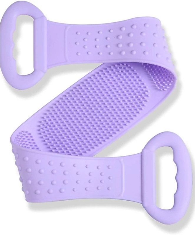Silcon silicone back scrubber Silicone Shower Brush, Silicone Bath Body Brush for Dead Skin Remover Silicone Body Scrubber Belt