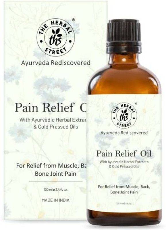 THE HERBAL STREET Pain Relief Oil With Natural Herbs using Ayurvedic Formulation, For Joint Pain  (100 ml)