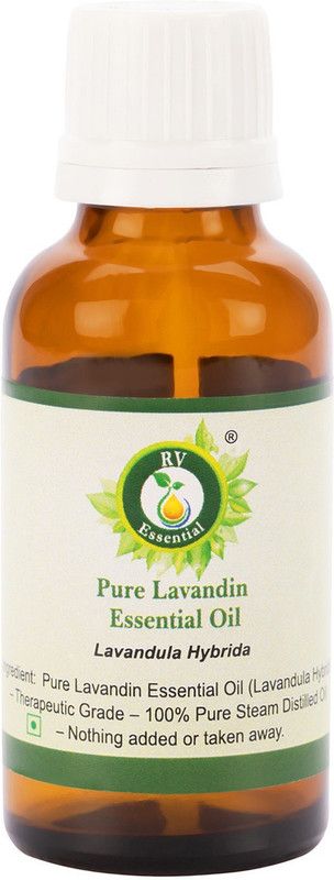 R V Essential Pure Lavandin Essential Oil 15ml- Lavandula Hybrida (100% Pure and Natural Steam Distilled)  (15 ml)