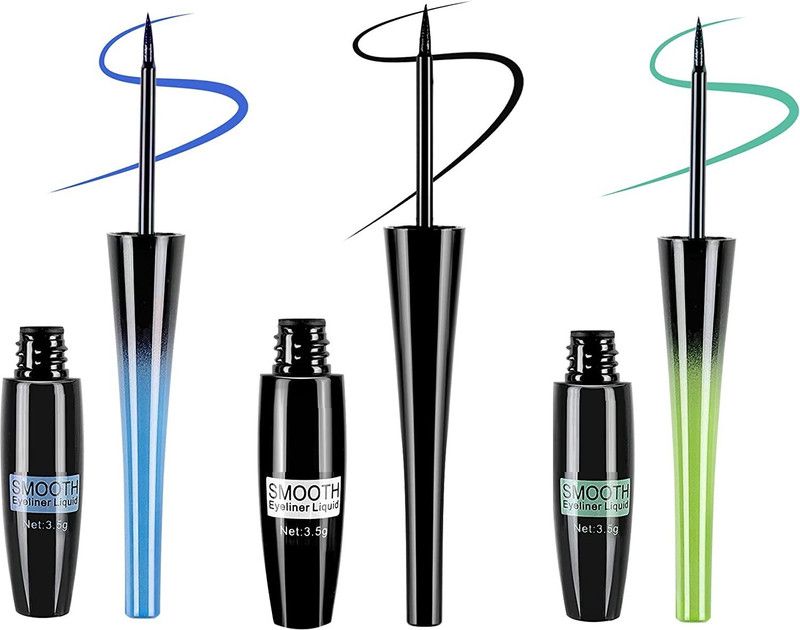 EVERERIN Long Lasting Smudge Proof Water Proof Eyeliner 10.5 ml  (MULTI COLOR)