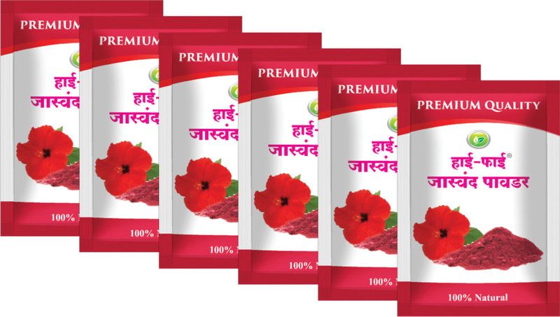 HI-FI Jaswand Powder (Pack of 6)  (480 g)