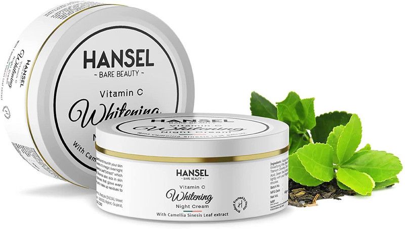 Hansel Whitening Night Cream With The Goodness of Camellia Sanseis leaf extract  (50 g)