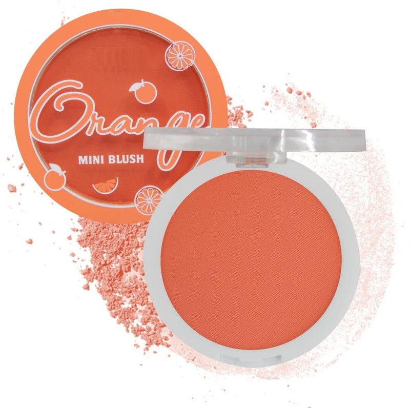 Latixmat NATURAL LOOKING FACE MATTE BLUSHER PALETTE WATER PROOF {ORANGE}  (ORANGE)