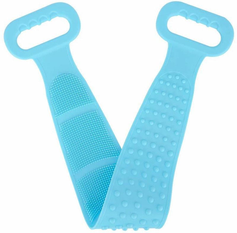 eastern club Silicone Body Scrubber Belt Double Side Shower Belt Waterproof Easy Foot Cleaner Brush