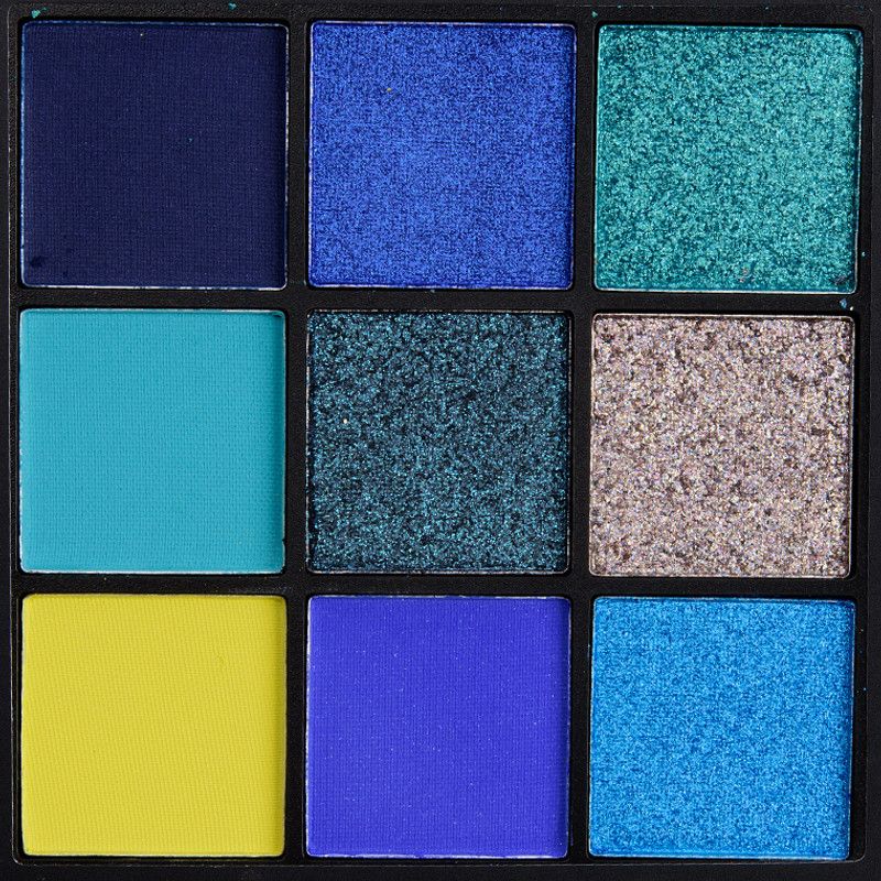 GABBU 9 COLOR Sapphire Obsessions Matte And Shimmer Eye shadow Pallate 9.9 g  (MULTI COLOR)