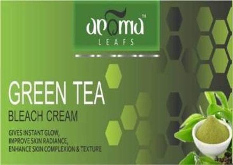 Aroma leafs GREEN TEA BLEACH CREAM 300GM  (300 g)