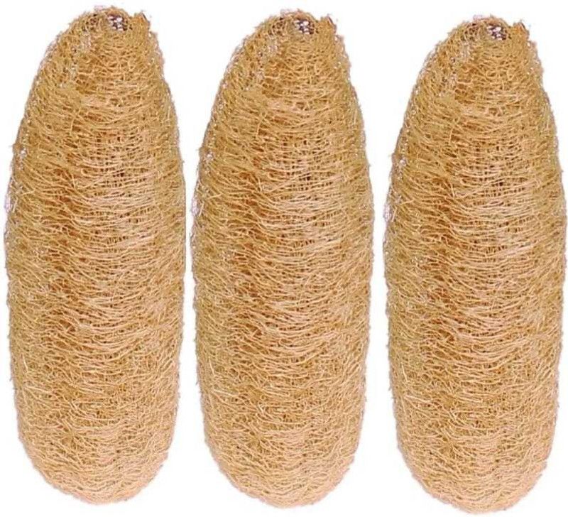 Dreamscart Loofah  (Pack of 3, Brown)