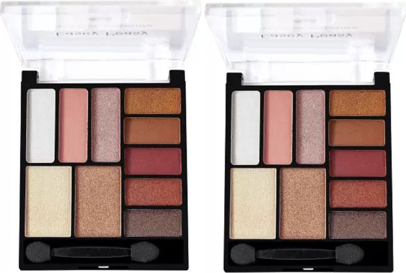 MYEONG BEST 10Colourful Shimmer Eyeshadow and Highlighter Makeup Palette / Kit for Matte / Glittery Finish For Women 32 g  (MULTI-COLOR)