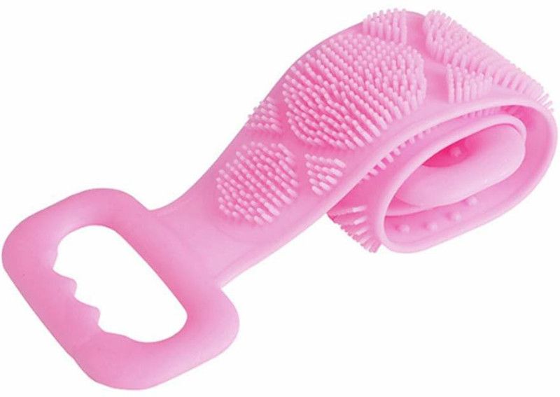 VRuzina Silicone Body Scrubber Belt, Double Side Shower Exfoliating Belt Removes Bath Towel, Double Chopping Belt Scrubber Washer for Bath