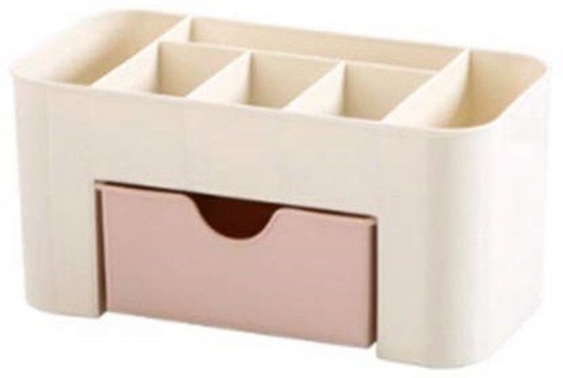ActrovaX Tidy Organiser Holder with Drawer Cosmetic, Makeup Vanity Box  (Multicolor)
