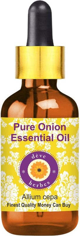 deve herbes Pure Onion Essential Oil (Allium cepa) with Glass Dropper 100% Natural Therapeutic Grade Steam Distilled  (5 ml)