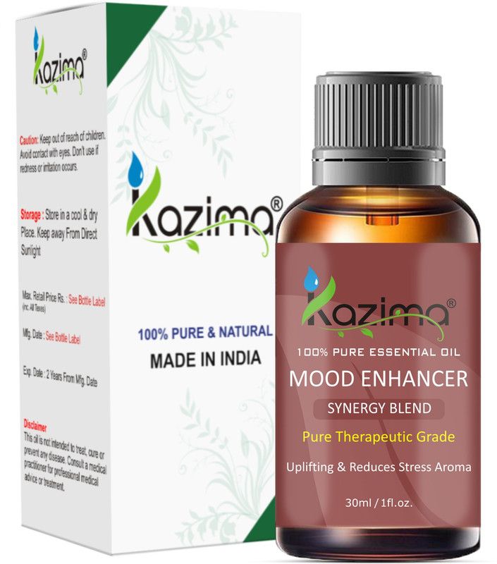 KAZIMA MOOD ENHANCER BLEND ESSENTIAL Oil (30ml) Pure Therapeutic Grade for Uplifting & Reduces stress Aroma  (30 ml)
