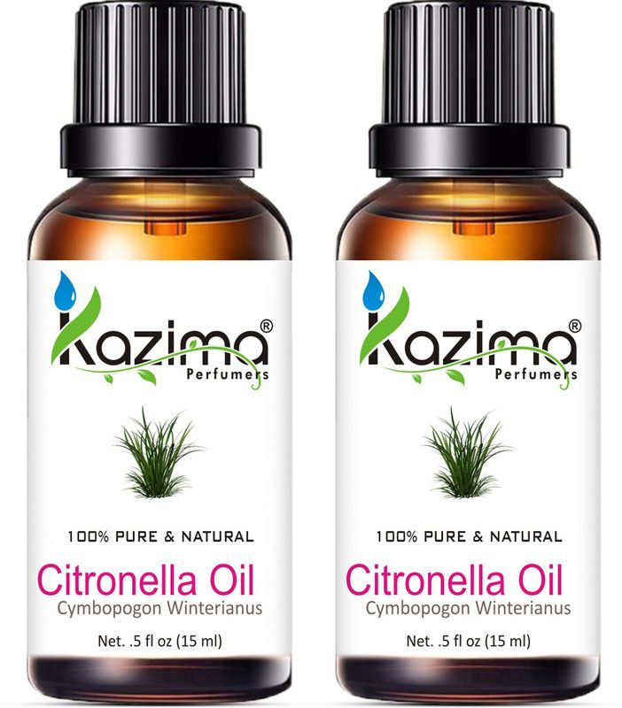KAZIMA Citronella Essential Oil (15ML Pack of 2)  (15 ml)
