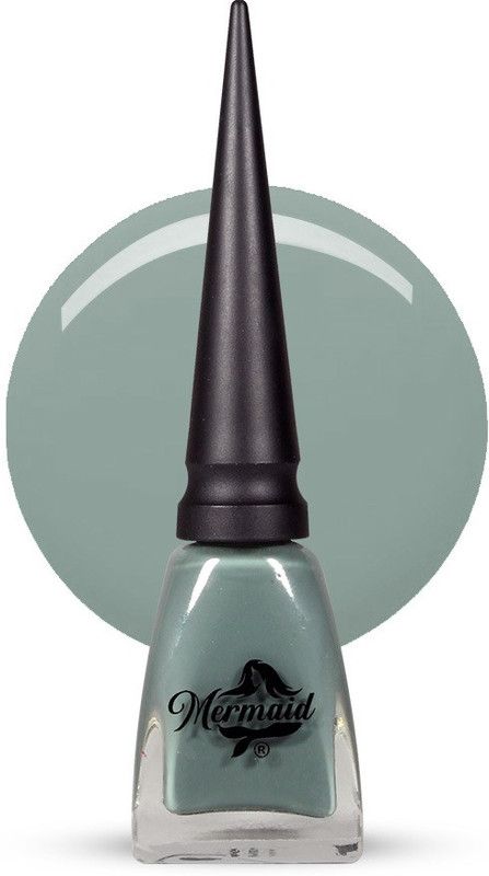 Mermaid 09 Chartwell Green Nail Polish for Glossy Finish With Long Lasting & Quick Drying Formula 13ml Chartwell Green