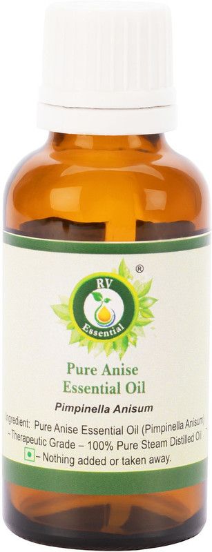 R V Essential Pure Anise Essential Oil 15ml- Pimpinella Anisum (100% Pure and Natural Steam Distilled)  (15 ml)