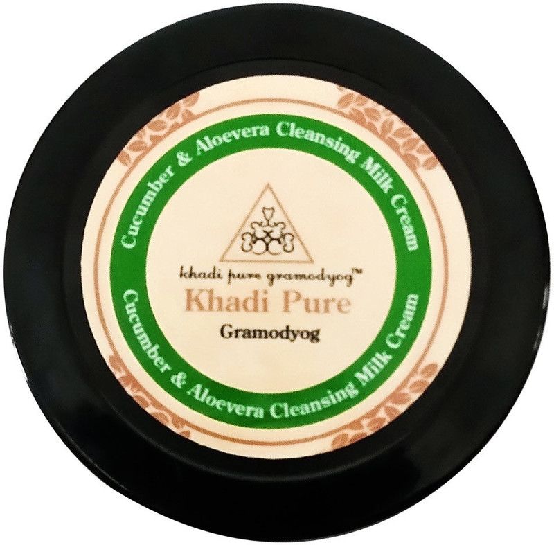 Khadi Pure Cucumber & Aloevera Cleansing Milk Cream - 50g  (50 g)