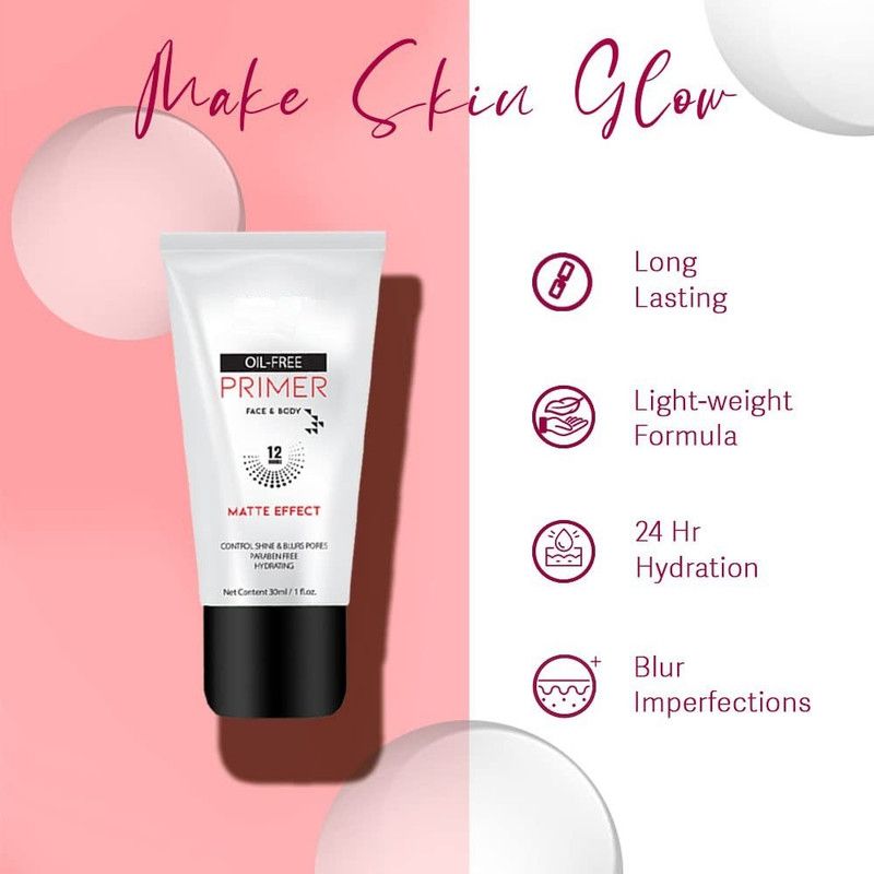 MYEONG SMOOTH & PERFECT MAKEUP BASE OIL FREE LONG LASTING PRIMER Primer - 30 ml  (TRANSPARENT)