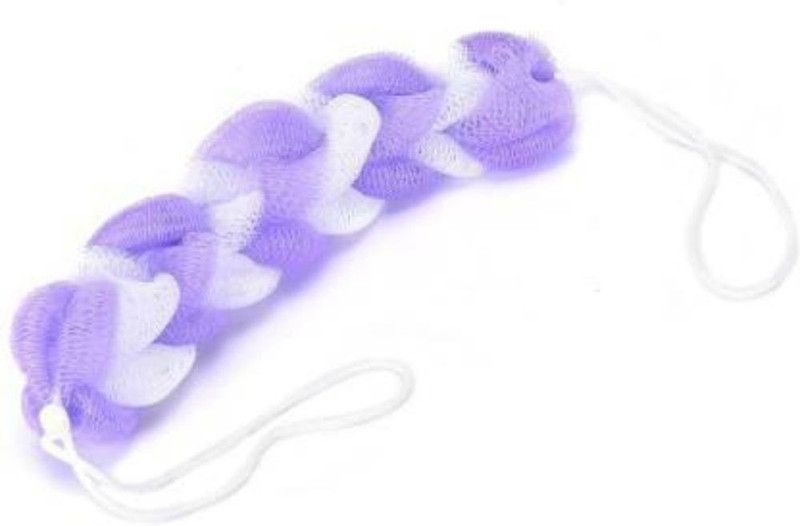 BIndian Stretch Exfoliating Mesh Sponge for Men and Women (Pack of 3 ) Multicolor