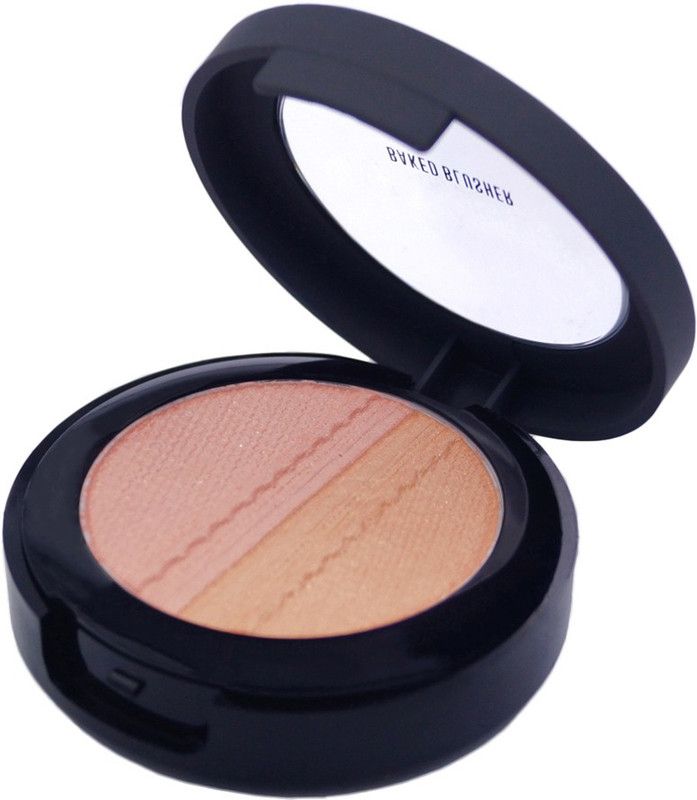 One Personal Care Dual Tone Baked Blush - 04 (HF8117)  (Neon Carrot, Salmon)