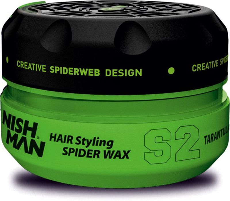 Nishman Spider Hair Styling Wax for Men | S2 Tarantula | Volume | web effect | Hair Wax  (100 g)