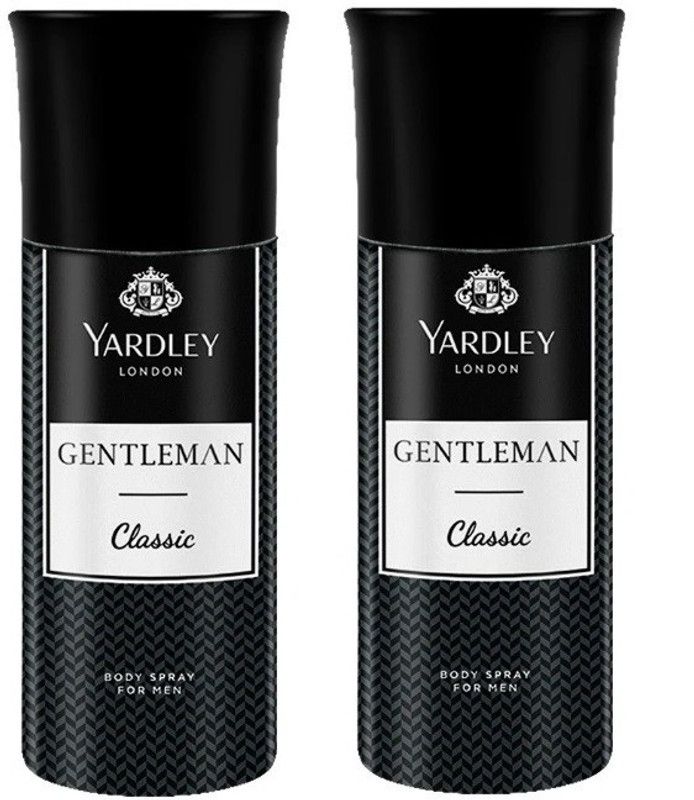 Yardley London Gentleman Classic Body Spray - For Men  (440 ml, Pack of 2)