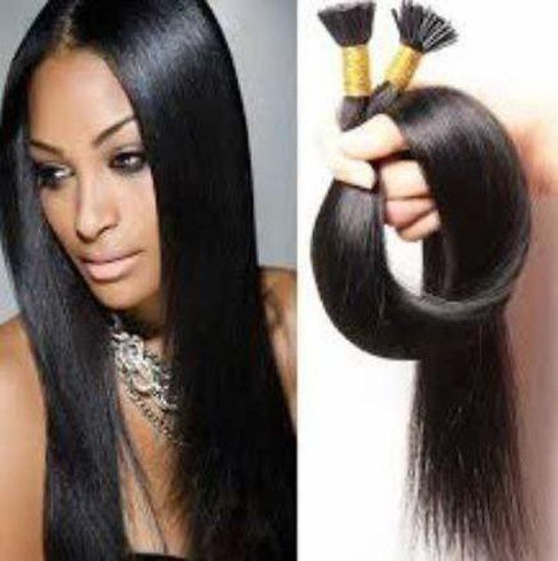 Bh Beauty Home I TIP Extensions For Women 100 Strands (28 inch, BLACK) Hair Extension