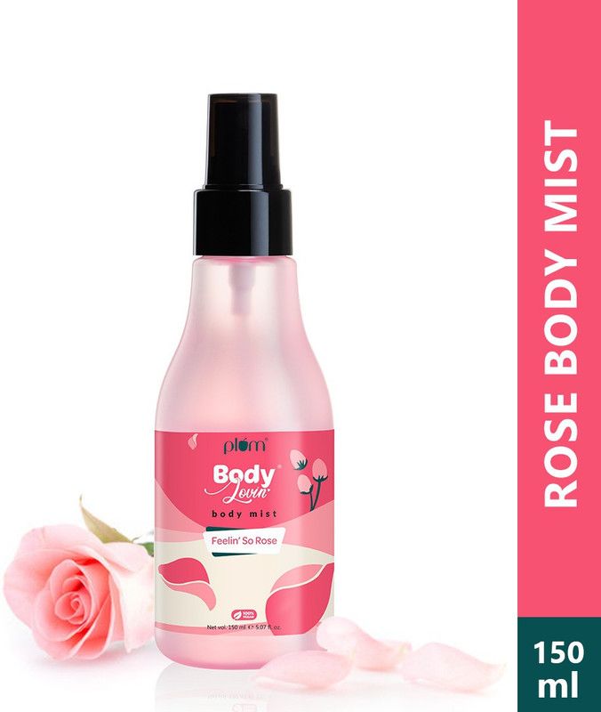 Plum BodyLovin' Feelin' So Rose | Long lasting body spray | Floral scent Body Mist - For Men & Women  (150 ml)