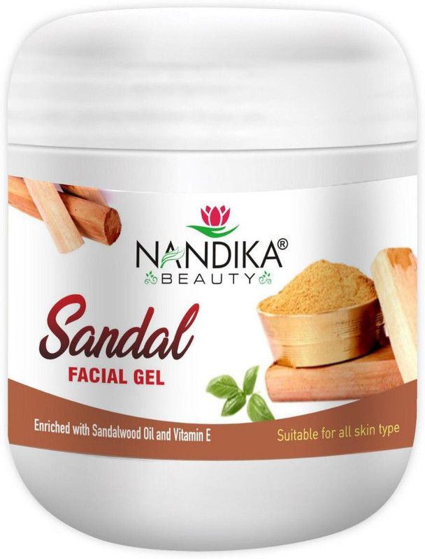 NANDIKA BEAUTY SANDAL FACIAL GEL 500 G  (500 g)