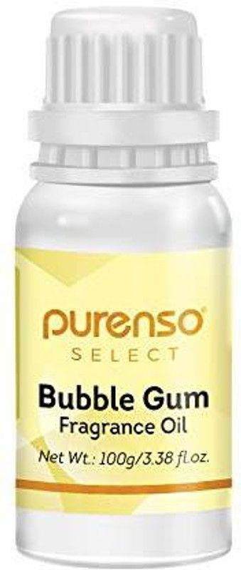 PURENSO Fragrance Oil - Bubble Gum, 100g for Soap Making, Diffusers, Lotions, Slime, DIY  (1 ml)