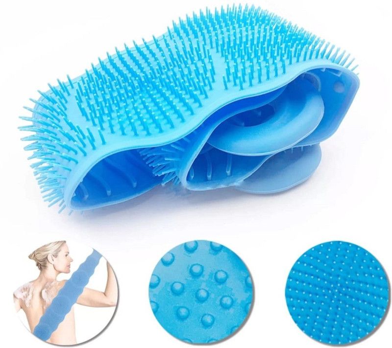 excuse Silicone Body Scrubber Belt, Double Side Shower
