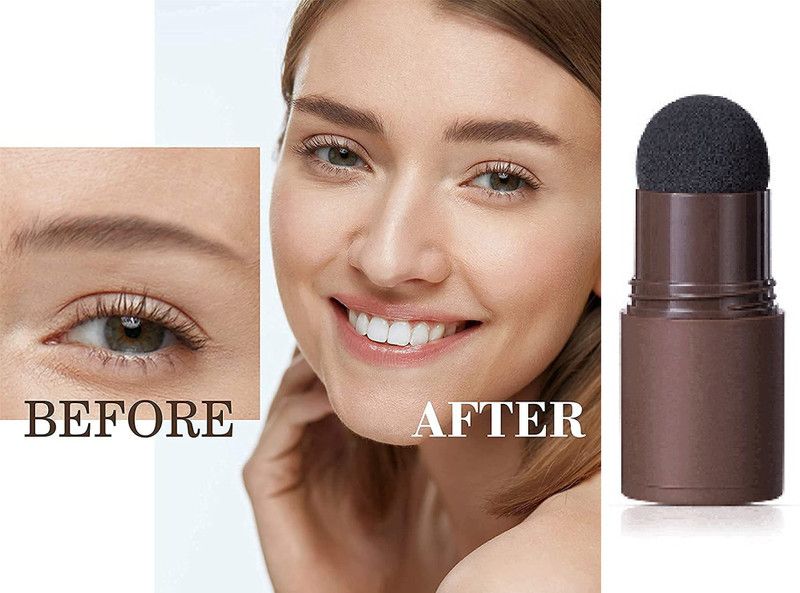 KA-KAIASHA EYEBROW AND HAIR STAMP WATERPROOF PACK OF 1 10 g  (BROWN)
