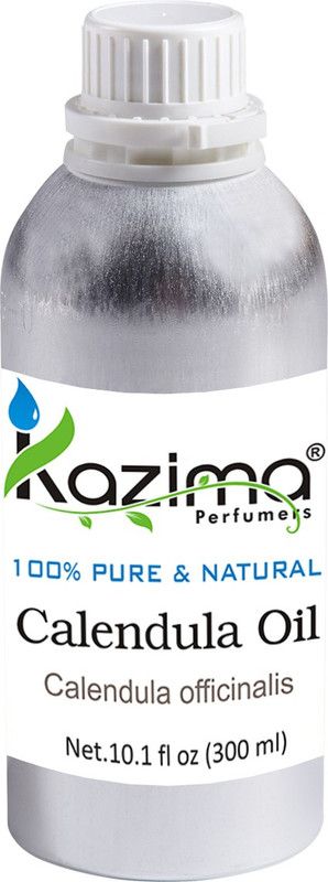 KAZIMA Calendula Essential Oil (300ML) 100% Pure Natural & Undiluted For Skin care & Hair treatment  (300 ml)