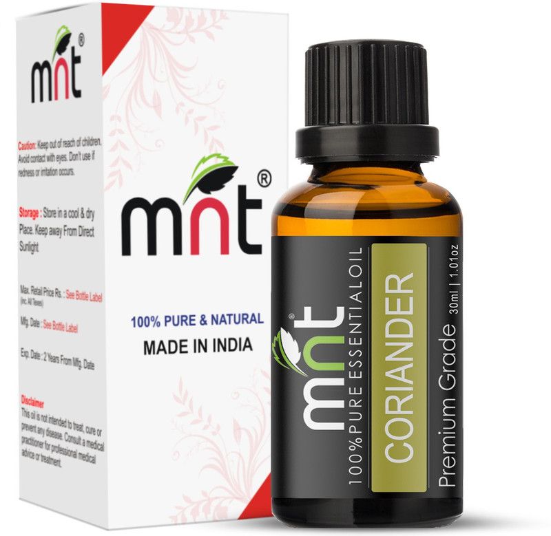 mnt Coriander Essential Oil (30ML) 100% Pure Natural & Therapeutic Grade & Aromatherapy for Hair Care and Skin Care  (30 ml)