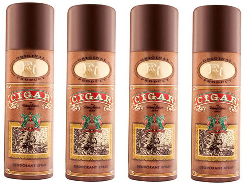 LOMANI Remy Latour Cigar Body Spray 800 ML ( Pack of 4 ) Body Spray - For Men & Women  (800 ml, Pack of 4)