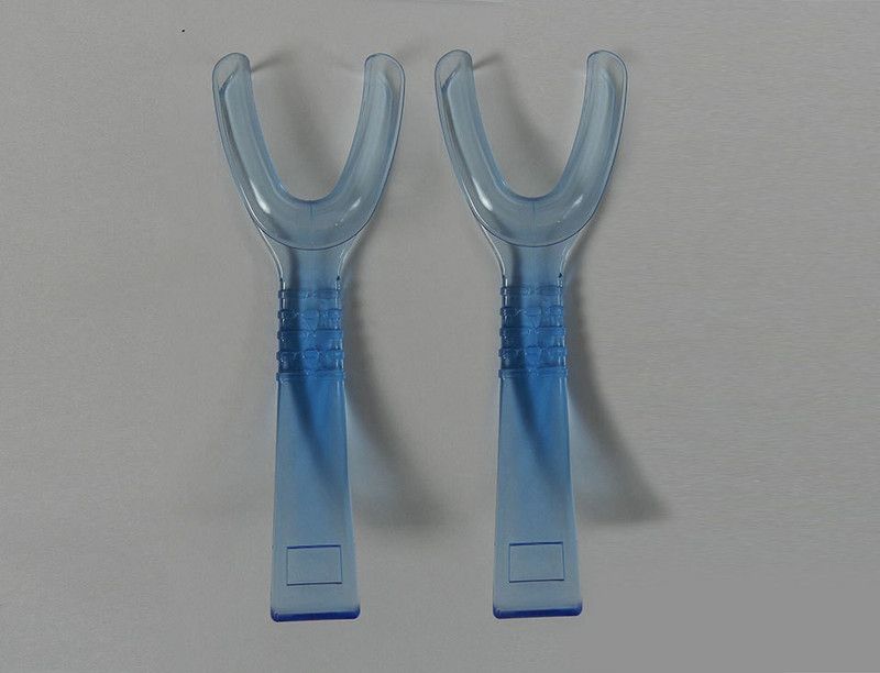Dentosmile Premium Cheek Retractor / Mouth opener / in Large Transparent Blue Colour C Type / Pack of 2 Teeth Whitening Kit