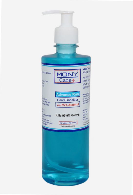 Mony Advance Rub Liquid 75 % Alcohol Content Hand Sanitizer Pump Dispenser  (500 ml)