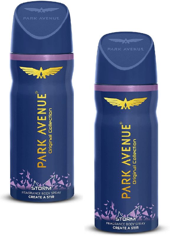 PARK AVENUE STORM DEODORANT FOR MEN, 150ML COMBO OF 2 Deodorant Spray - For Men  (300 ml, Pack of 2)